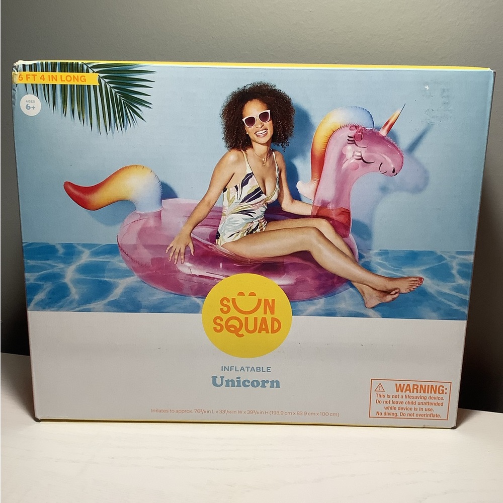 Sun Squad Unicorn Pool Float